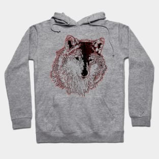 Wild Head Wolf Hoodie